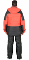 Костюм утепленный &amp;quot;Европа&amp;quot; с брюками красный/черный КСМ 716