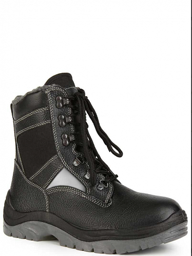 Ботинки &amp;quot;СТРОИТЕЛЬ&amp;quot; утепленные нат. кожа ПУ/ТПУ, МП