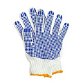 Перчатки трикотажные с ПВХ 10 класс 6-нитей
