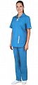 Костюм женский &amp;quot;Аура&amp;quot; голубой КСМ 1601а