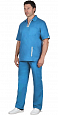 Костюм мужской "Аура" голубой КСМ 1281а
