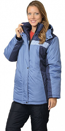 Куртка утепленная женская "Фристайл" голубая КРТ 553
