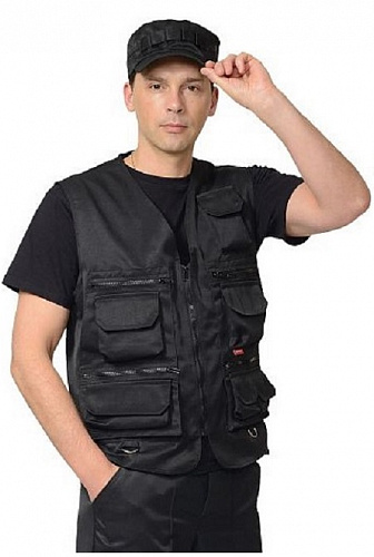 Жилет разгрузочный универсальный черный
