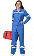 Костюм медицинский женский "Скорая помощь" (77% ПЭ, 23% ХБ, 140г/кв.м.) КСМ 1662