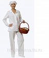 Костюм повара женский (бязь) КСМ 1302
