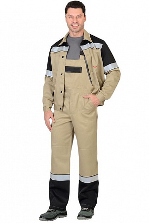 Костюм "Леон" с п/к песочный/черный КСМ 390