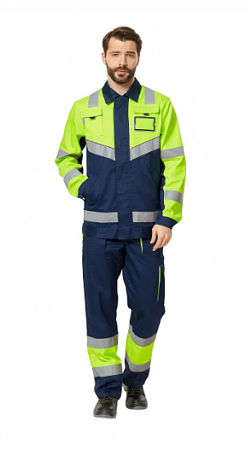 Костюм сигнальный лимонный "Сигнал"