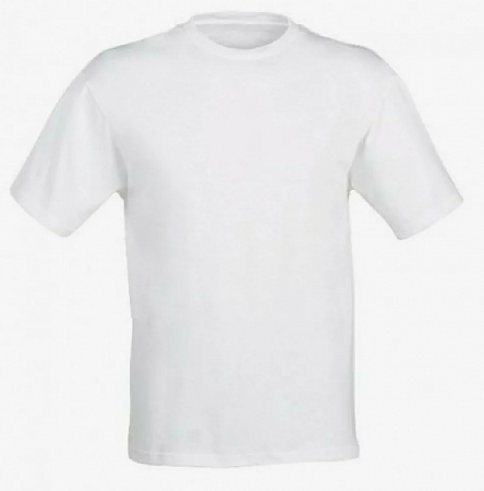 Футболка СЭНДВИЧ СТАНДАРТ, унисекс, белая, полиэстер/хлопок