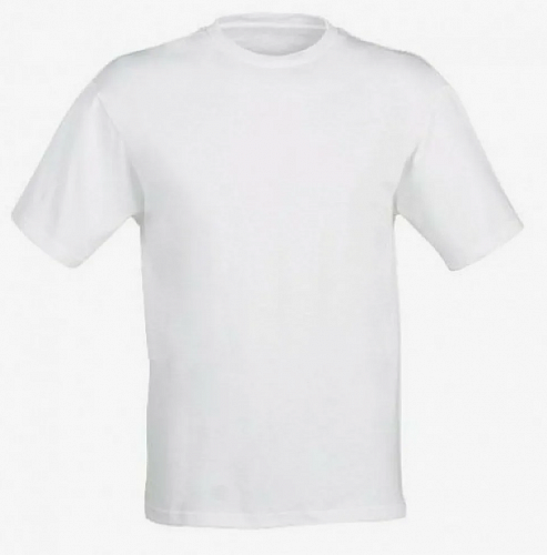 Футболка СЭНДВИЧ СТАНДАРТ, унисекс, белая, полиэстер/хлопок