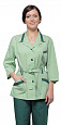 Костюм женский "Капель" т.зеленый/салатовый КСМ 1205