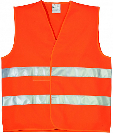 Жилет сигнальный оранжевый 2 СОП 60 г/м2 ЖЛТ 2202