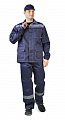 Костюм &amp;quot;Ударник&amp;quot; с брюками т.синий/василек КСМ 236