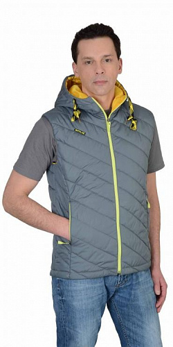 Жилет утепленный &amp;quot;Гамма&amp;quot; т. серый ЖЛТ 931