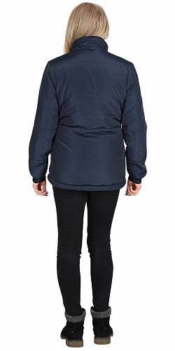 Куртка утепленная женская &amp;quot;Снег&amp;quot; т.синий КРТ 555
