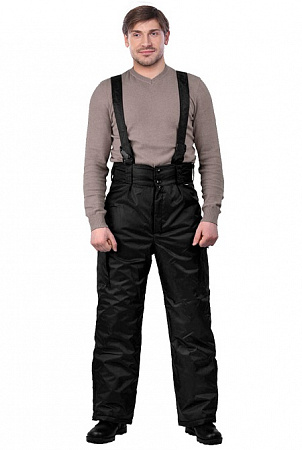 Брюки мужские "Охрана" зимние черные