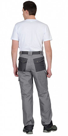 Брюки "Вест" серый/т.серый БРК 050