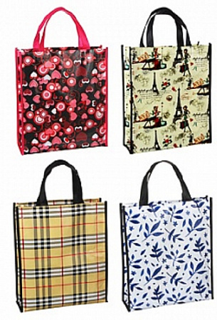 Сумка хозяйственная, полипропилен, нетканый материал, 30х35х10см