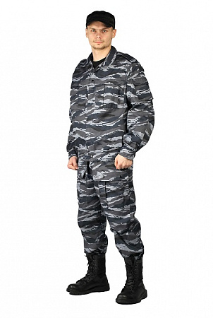 Костюм "Спецназ" тк.смесовая РИП-СТОП "Серый вихрь"