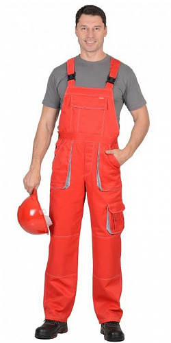 Полукомбинезон &amp;quot;Кроун&amp;quot; красный/св.верый ПКМ 005