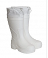 Сапоги из ЭВА с манжетой, МБС КЩС, утепленные, белые (5-1024-W03)