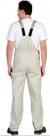 Полукомбинезон "Каскад" молочный с оливой и песочным ПКМ 020