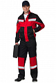 Костюм &amp;quot;Олаф&amp;quot; с п/к черный/красный КСМ 382