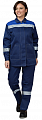 Костюм &amp;quot;Пантеон&amp;quot; женский с брюками т.синий/василек