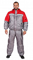 Костюм утепленный &amp;quot;Стиммер&amp;quot; с п/к серый/красный КСМ 801
