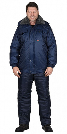 Куртка утепленная "Полюс" т.синий КРТ 610