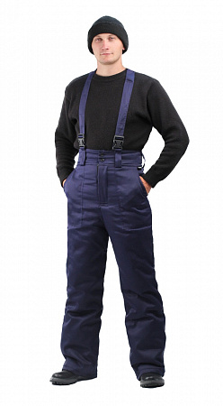 Брюки утепленные "Универсальные" т.синие БРК 512