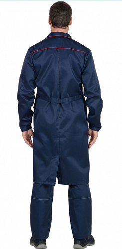 Халат мужской рабочий &amp;quot;Техник&amp;quot; синий ХЛТ 479