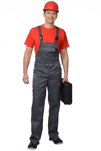 Полукомбинезон &amp;quot;Профессионал&amp;quot; т.серый ПКМ 016