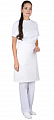 Фартук повара без грудки (бязь) белый ФРТ 1337