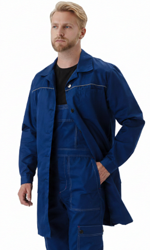 Халат рабочий &amp;quot;Валент&amp;quot; т.синий ХЛТ 479