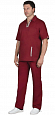 Костюм мужской "Аура" бордовый КСМ 1281б