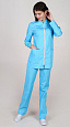 Костюм медицинский женский "София" св. бирюза КСМ 1671