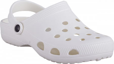 Сабо ЭВА КРОС женские, с ремешком (белые) САБ 515