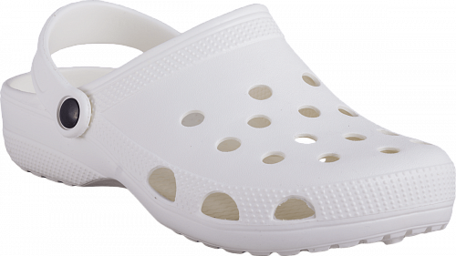 Сабо ЭВА КРОС женские, с ремешком (белые) САБ 515