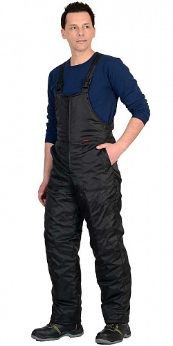 Полукомбинезон утепленный &amp;quot;Универсальный&amp;quot; черный
