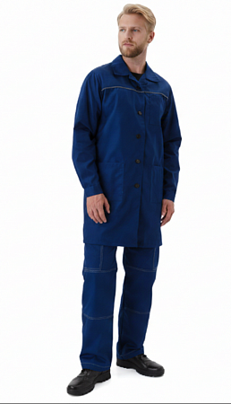 Халат рабочий "Валент" т.синий ХЛТ 479