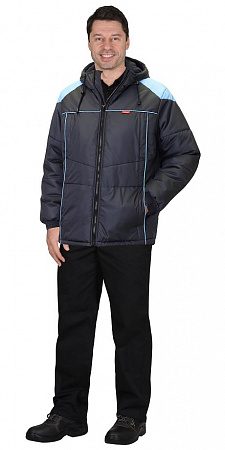 Куртка утепленная "Спринтер" т.синий/голубой КРТ 627