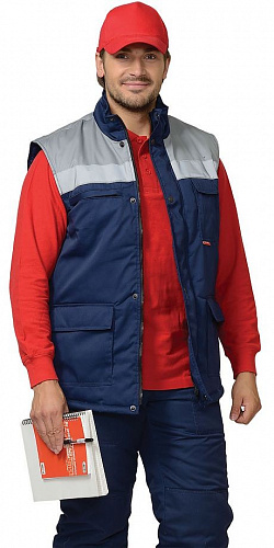 Жилет утепленный &amp;quot;Спец&amp;quot; т.синий ЖЛТ 916