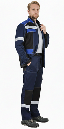 Костюм "Старк" с брюками т.синий КСМ 242