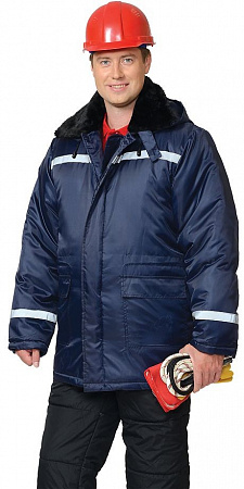 Куртка утепленная "Север-4" т.синий КРТ 607