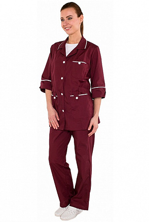 Костюм женский "Диана" бордовый КСМ 1208