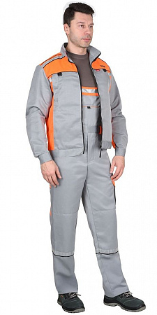 Костюм "Веном" (распродажа) с п/к с.серый/оранжевый КСМ 326
