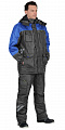 Костюм утепленный &amp;quot;Фотон&amp;quot; с брюками т.серый/васильковый КСМ 724