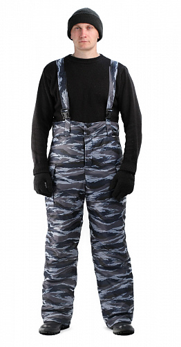 Брюки мужские &amp;quot;Охрана&amp;quot; зимние кмф серый вихрь