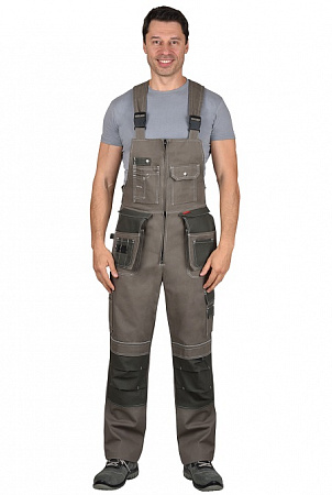 Полукомбинезон "Токио" т.песочный/хаки (100%х/б) ПКМ 015