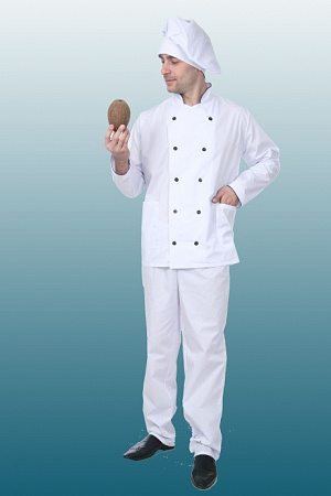 Костюм повара белый КСМ 1304